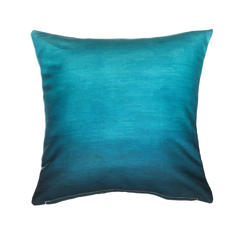 Big Sur Double Sided Indoor Outdoor Decorative Pillow Teal (20" x 20